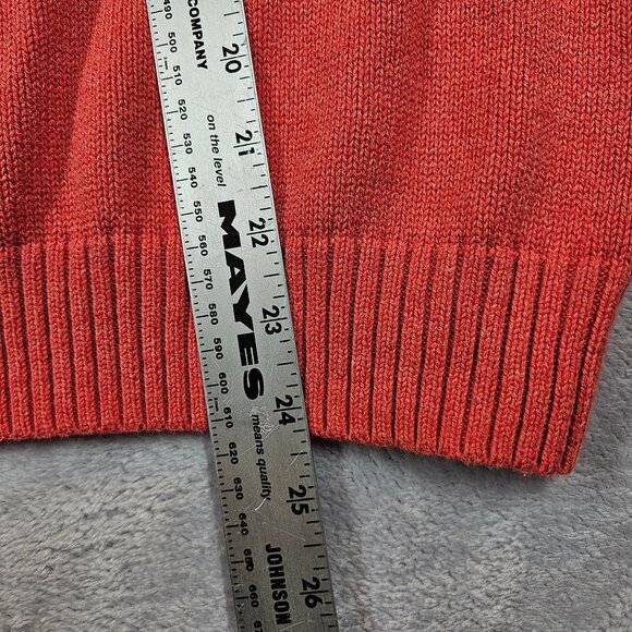 Croft&Barrow Sweater Women XL peachy feminine business Cotton preppy nerd school - Picture 6 of 9